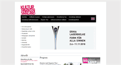 Desktop Screenshot of kulturparkensmaland.se